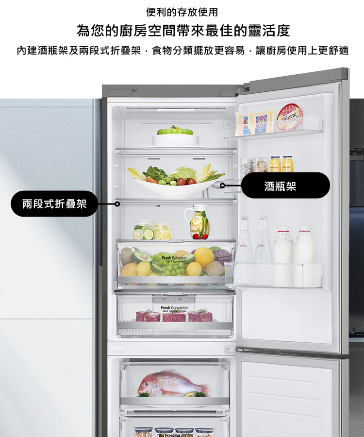 LG冰箱GW-BF389SA