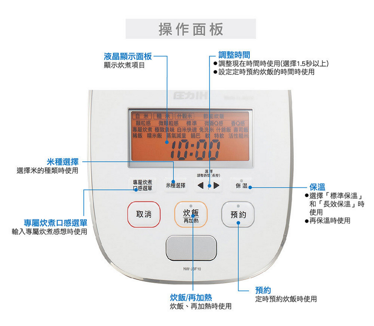 象印電子鍋NW-JBF10