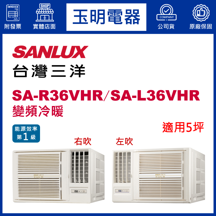 三洋冷氣SA-R36VHR／SA-L36VHR