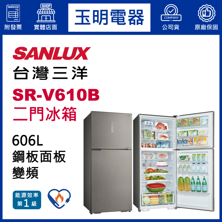 三洋冰箱SR-V610B