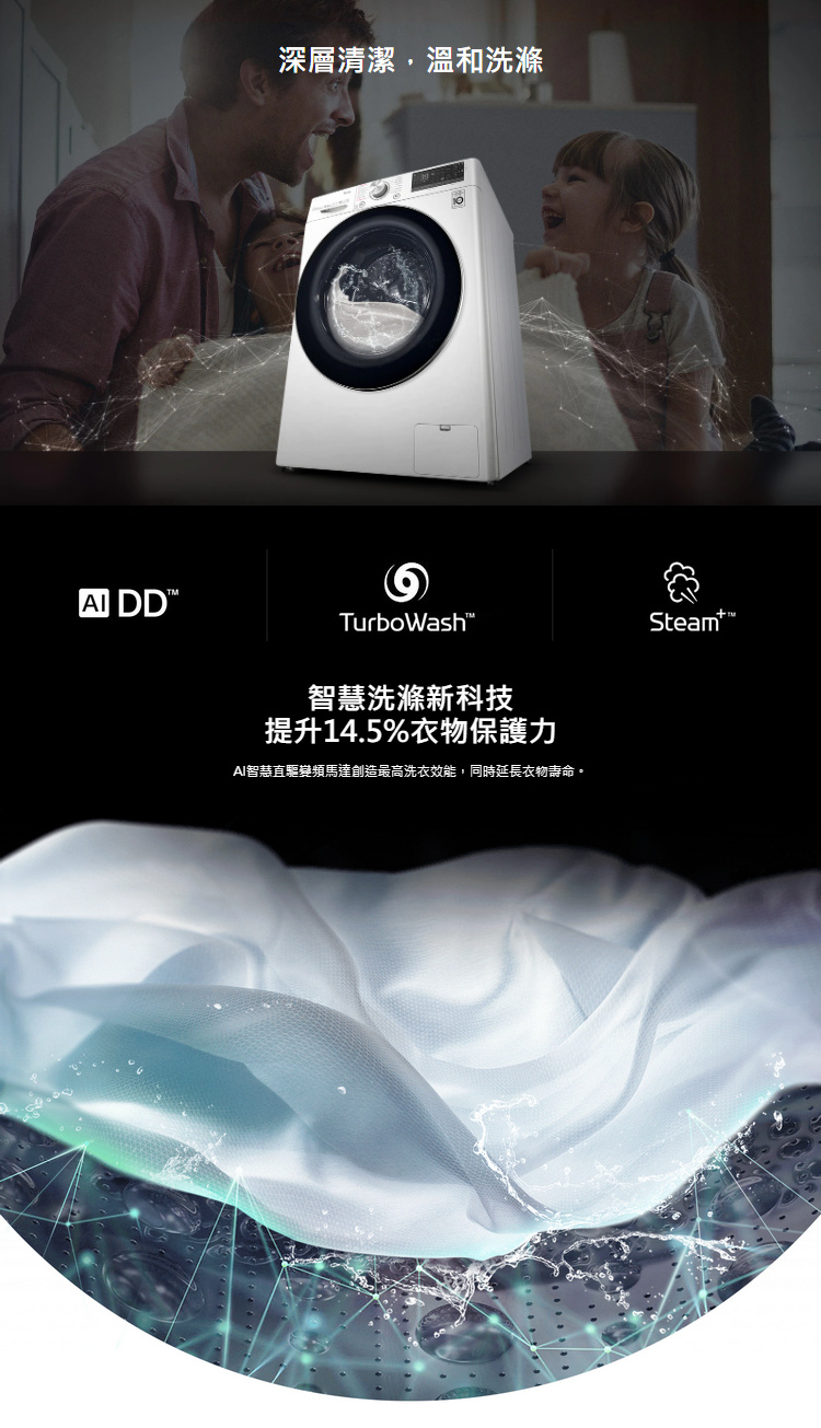 LG洗衣機WD-S15TBW