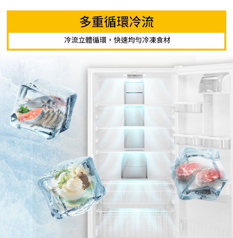 惠而浦冷凍櫃WZF79R20DW